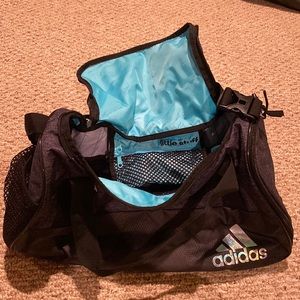 adidas black duffel bag